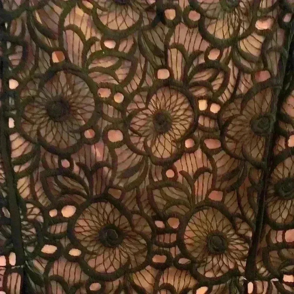 Jessica Simpson black lace sleeveless dress size 12 - Picture 4 of 7